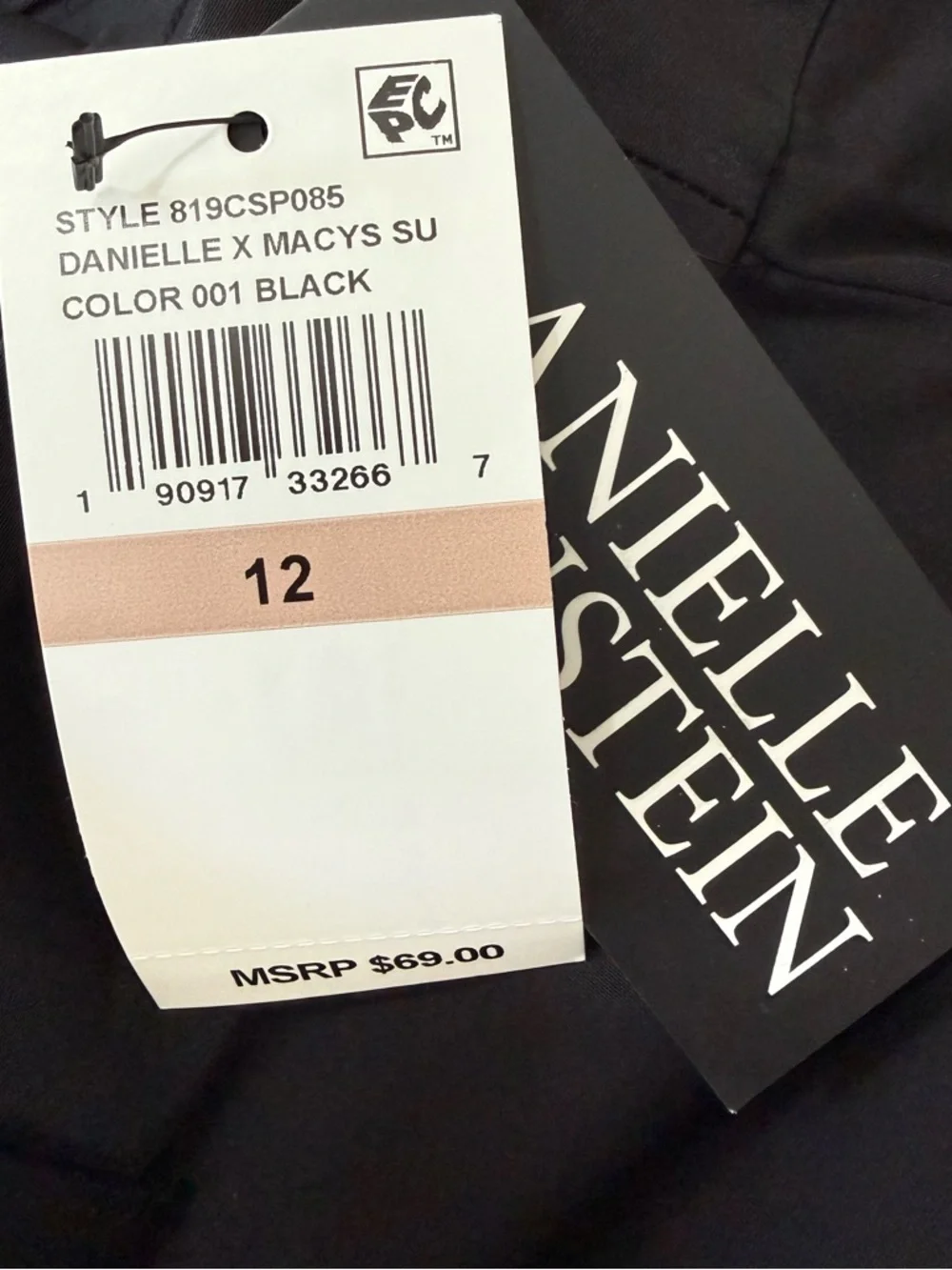 DANIELLE BERNSTEIN black tailored